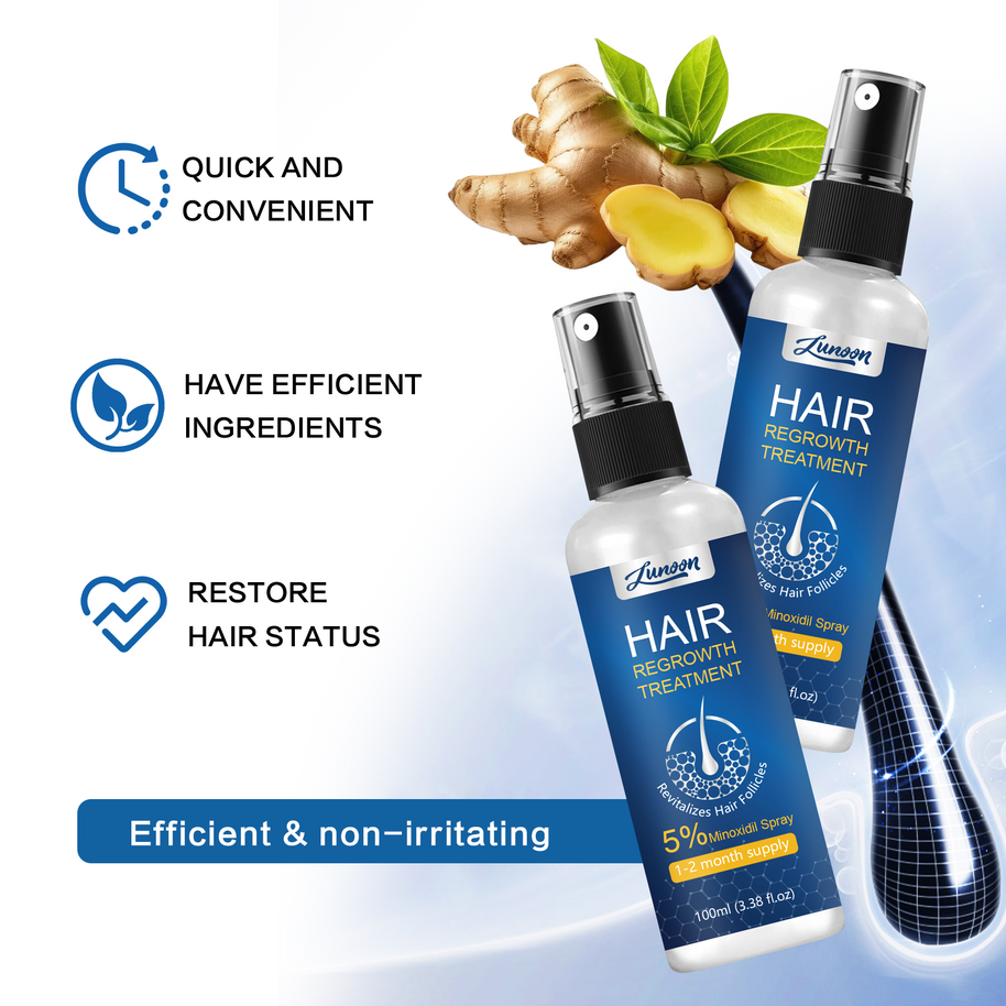 LUNOON Minoxidil Hair Growth Spray - HaiyiBeauty