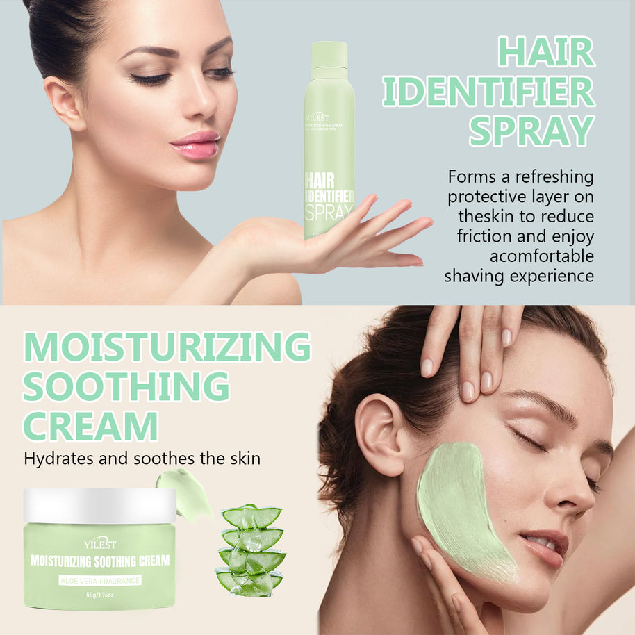 YILEST Hair Identification Spray Soothing Cream Set - HaiyiBeauty