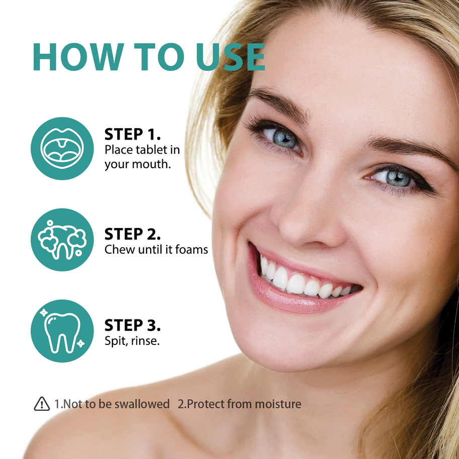 YILEST Mint Toothpaste Tablets - HaiyiBeauty