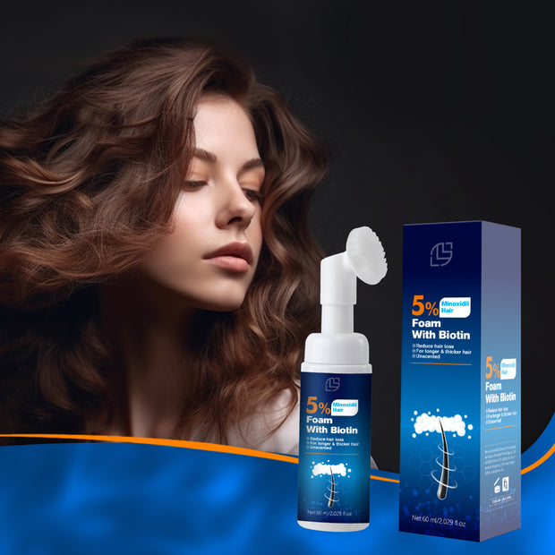 5% Minoxidil Biotin Foaming Agent