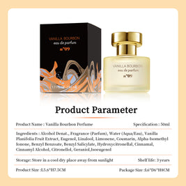 N°09 Vanilla Bourbon Perfume - HaiyiBeauty