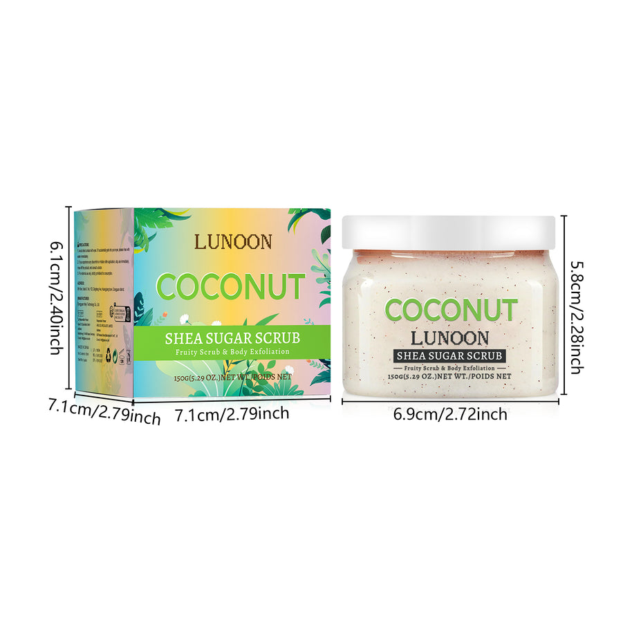 LUNOON Coconut Body Scrub - HaiyiBeauty