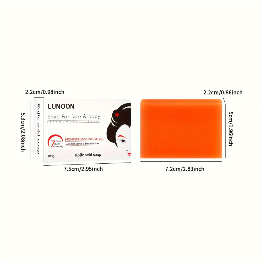 LUNOONK Kojic Acid Soap - HaiyiBeauty