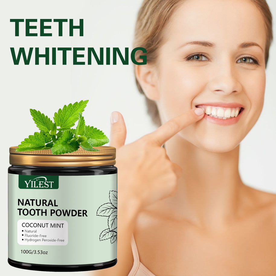YILEST Natural Mineral Tooth Powder Coconut Mint Flavor - HaiyiBeauty