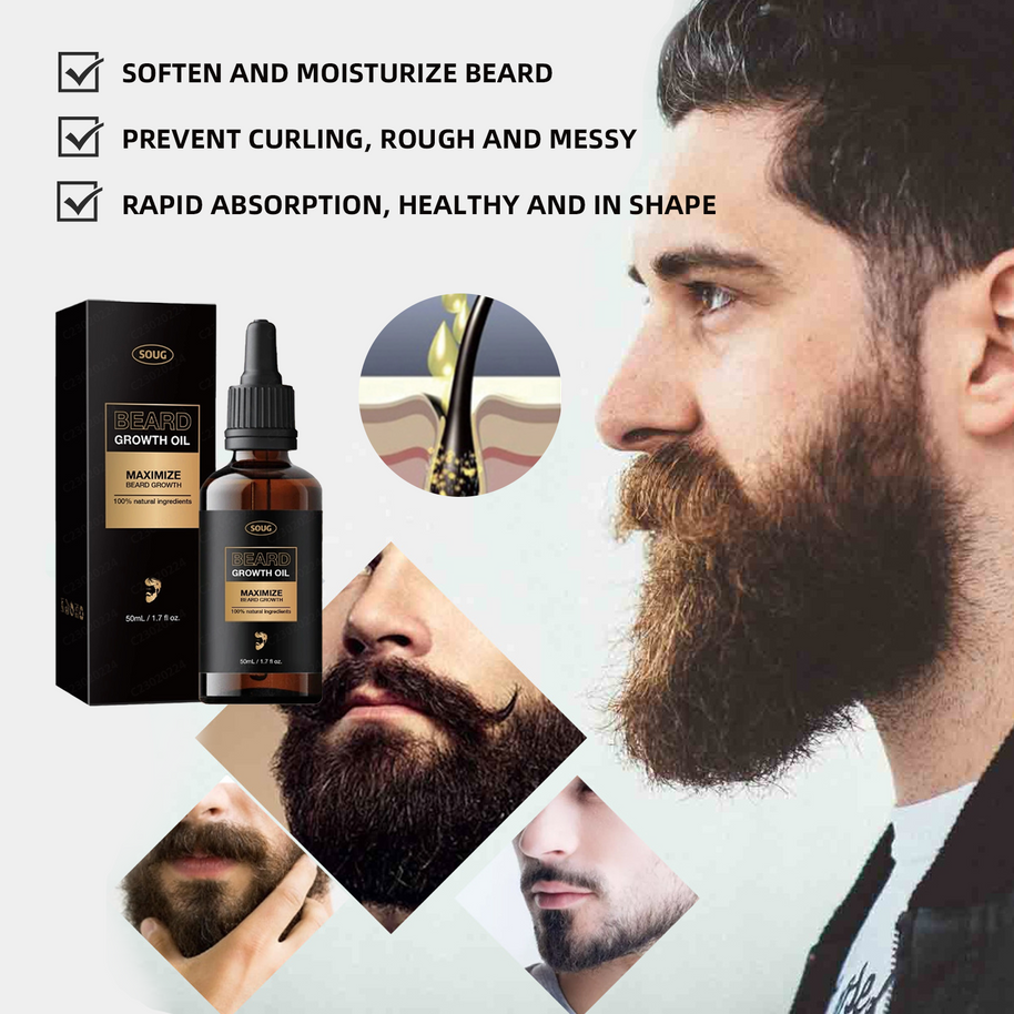 SOUG Beard Growth Oil - HaiyiBeauty