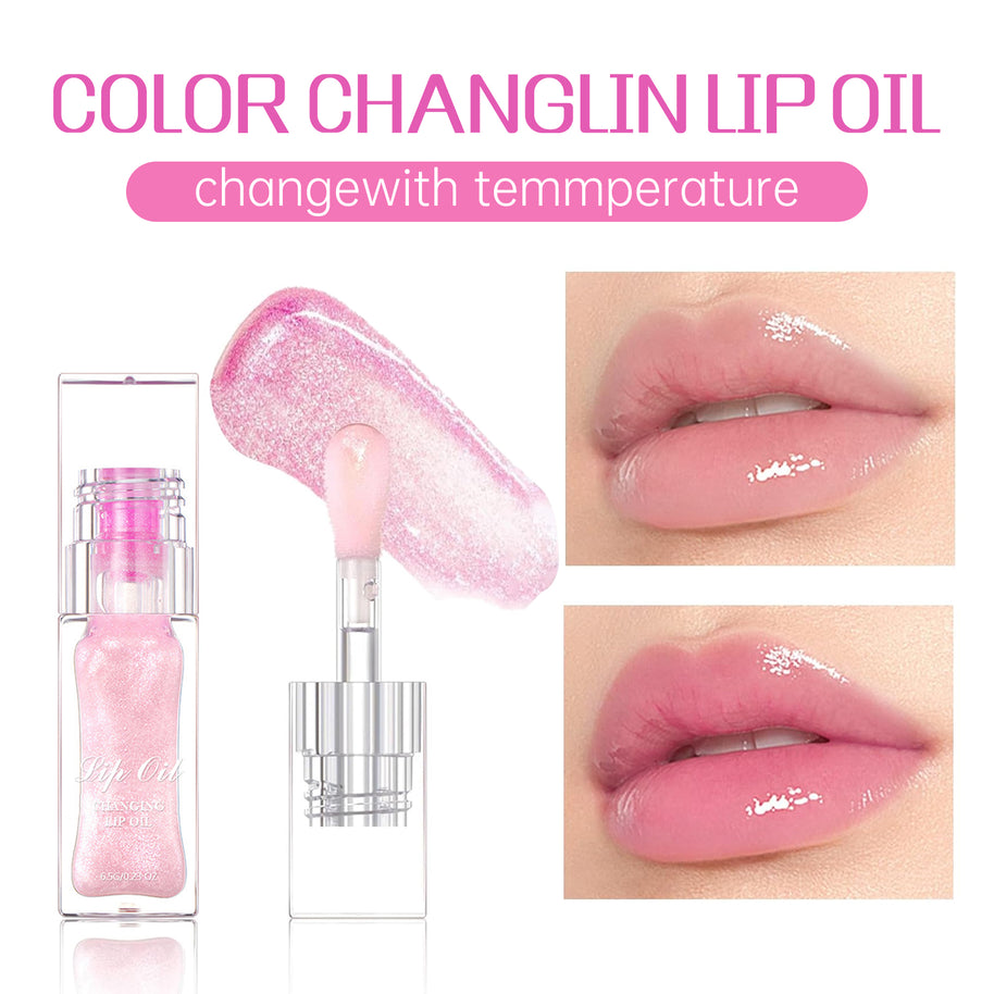 Pink Lip Gloss - HaiyiBeauty
