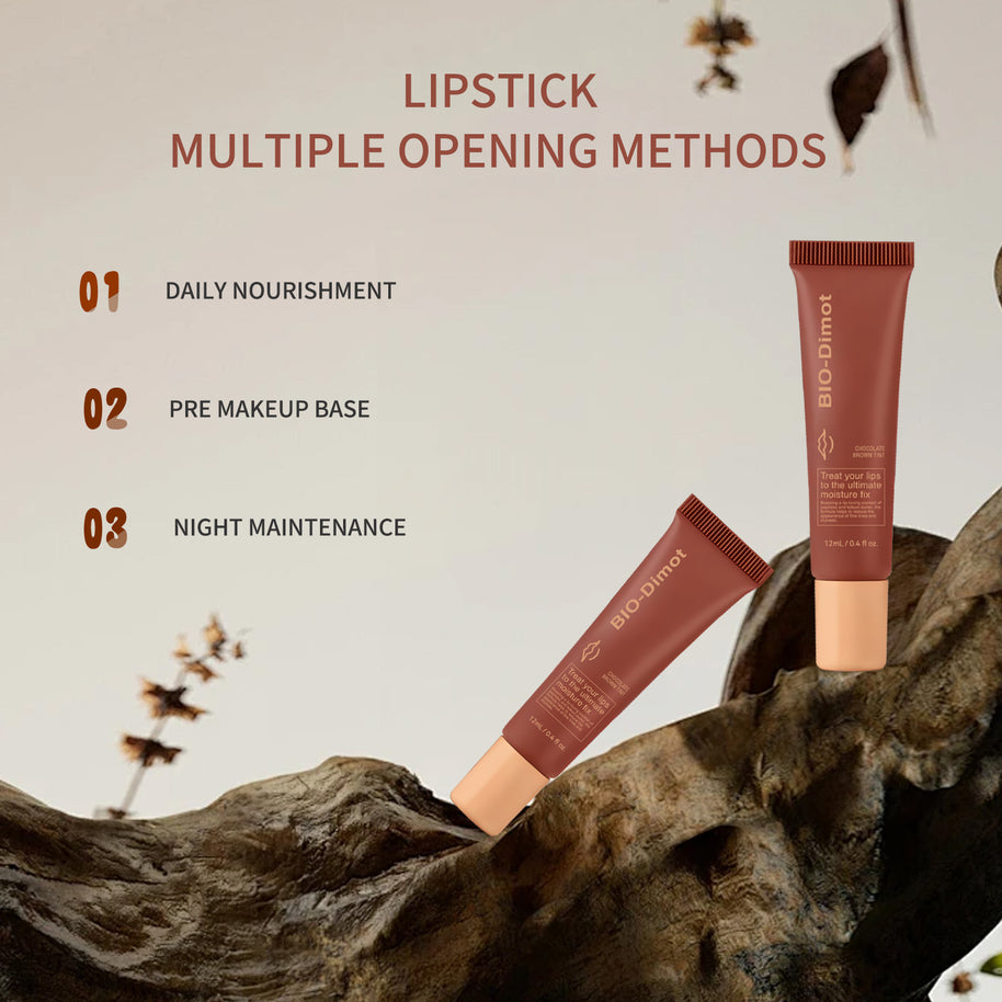DIMOT Cocoa Cream Lipstick Reddish Brown - HaiyiBeauty