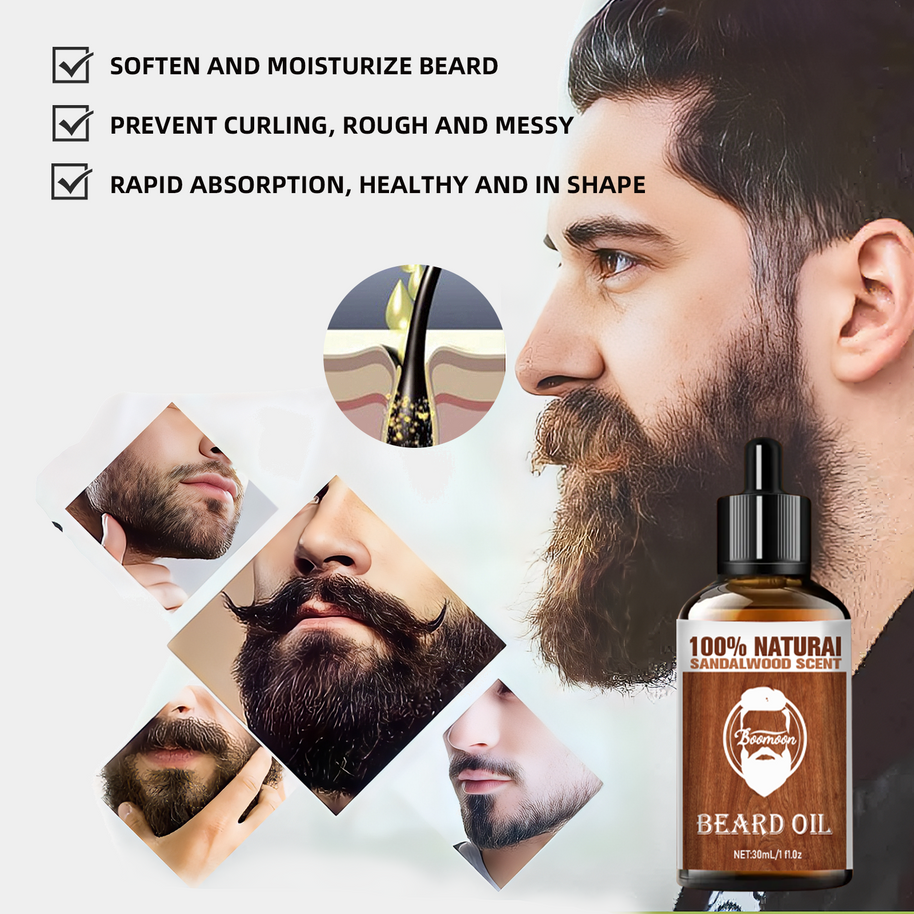 BOOMOON Tea Tree Beard Oil - HaiyiBeauty