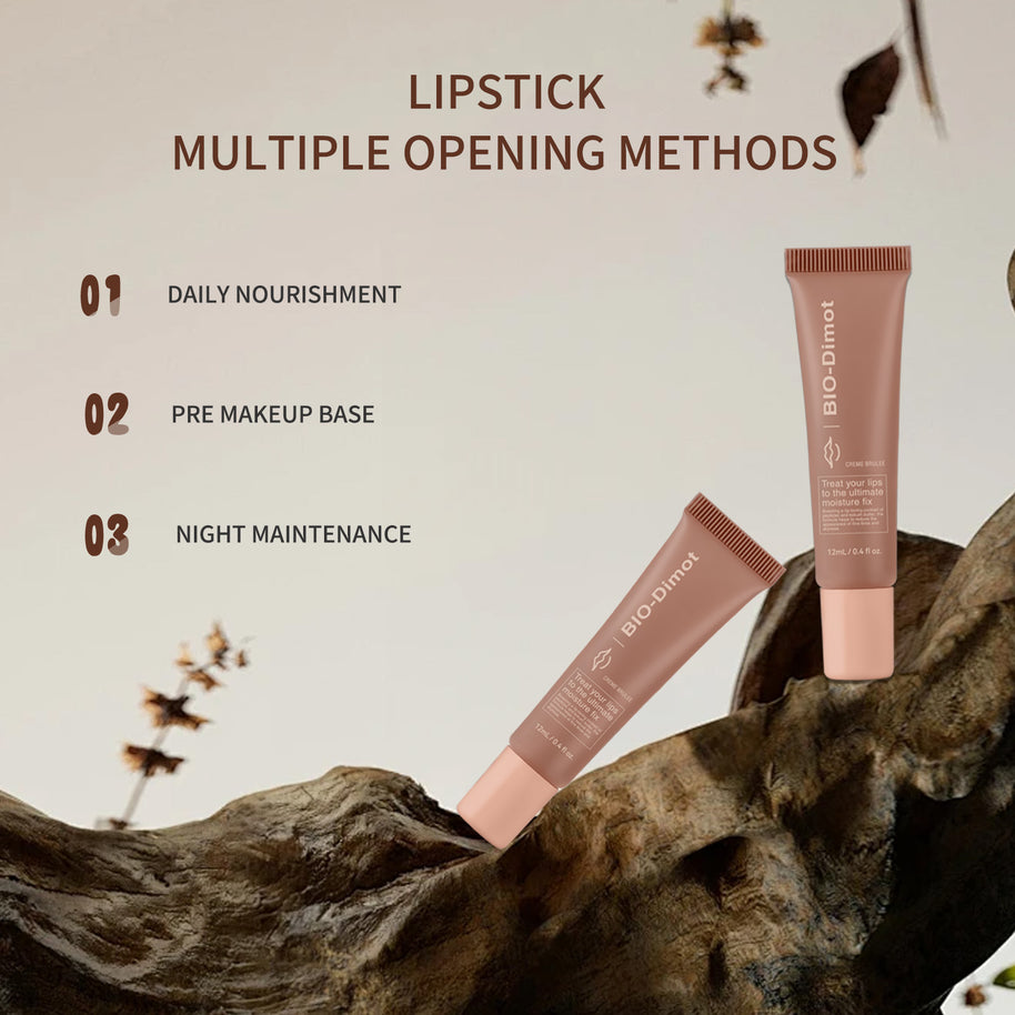 DIMOT Caramel Pudding Light Lipstick Brown - HaiyiBeauty