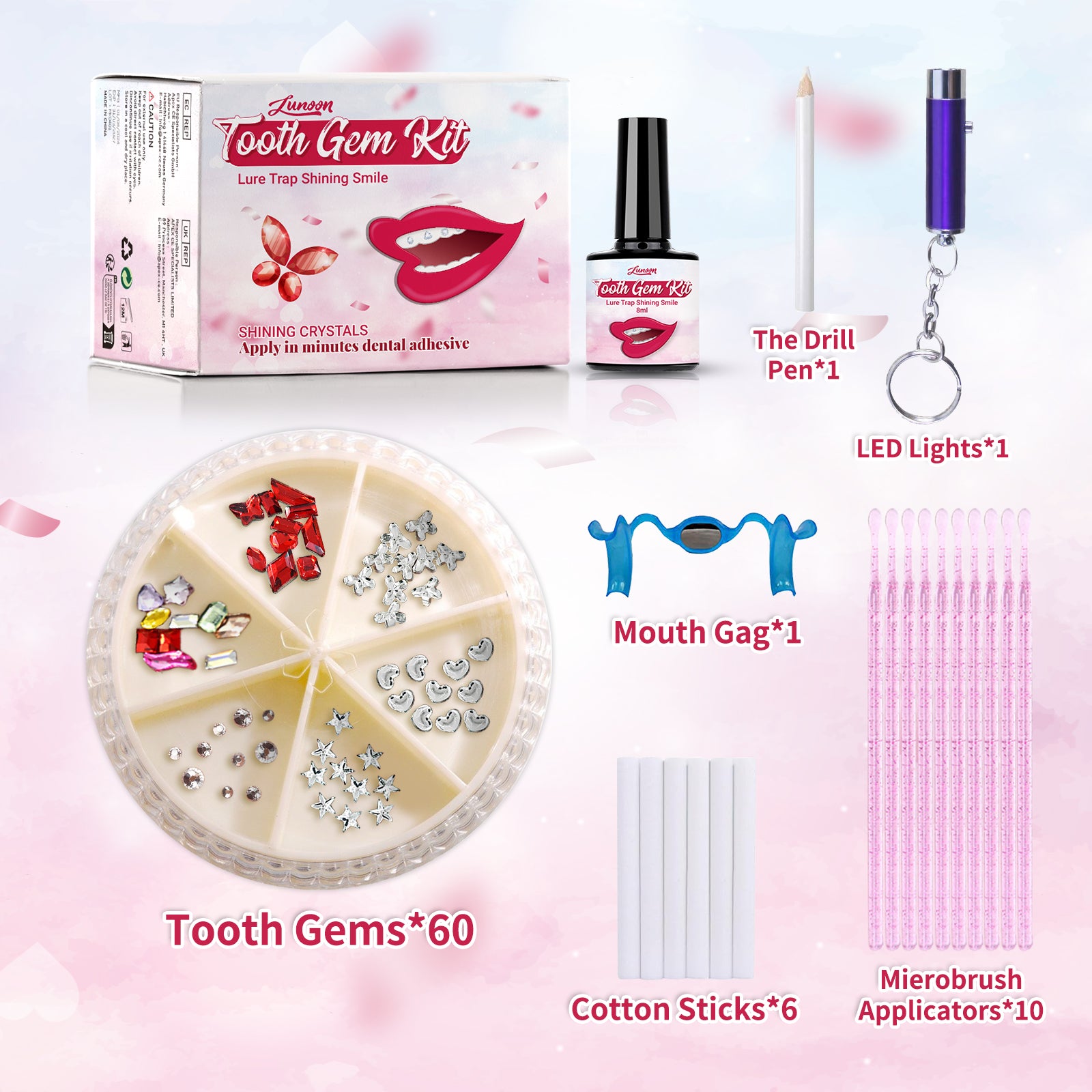 LUNOON Tooth Gem Kit - HaiyiBeauty