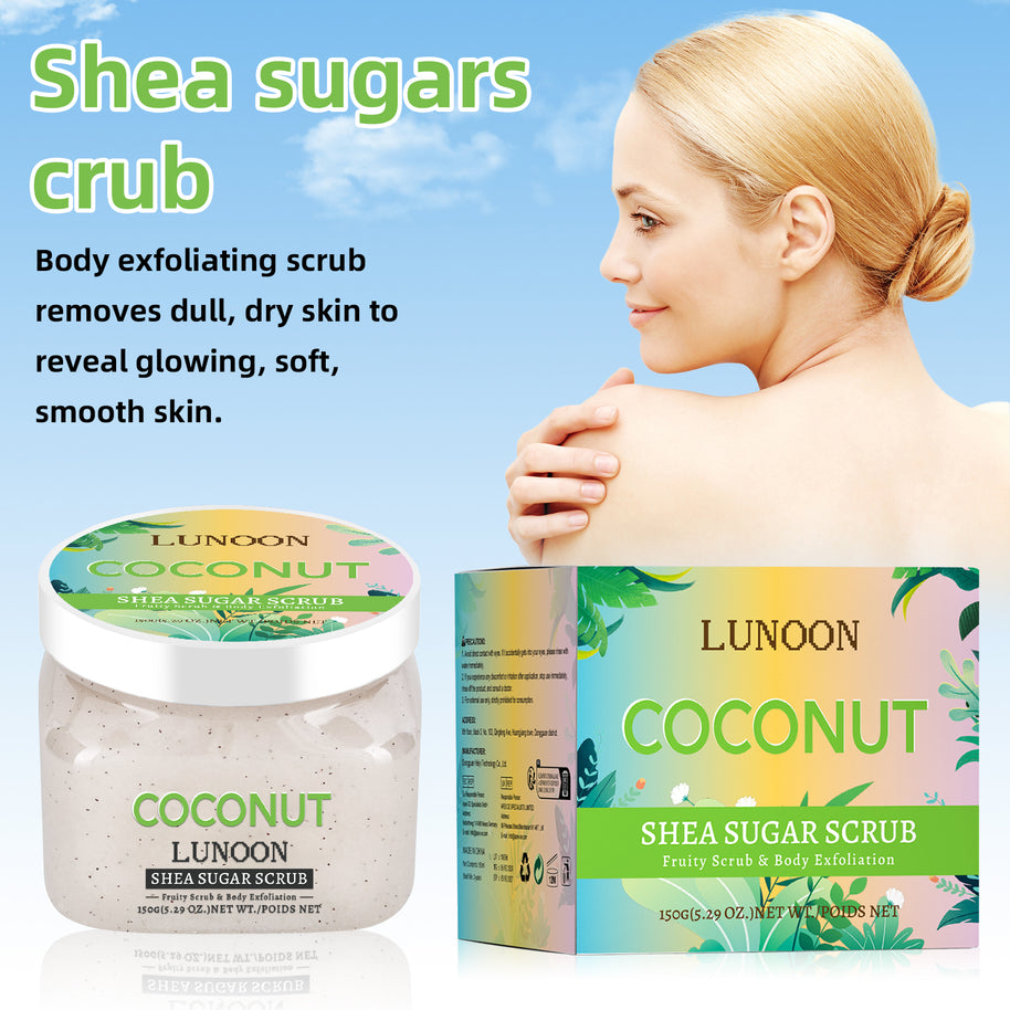 LUNOON Coconut Body Scrub - HaiyiBeauty