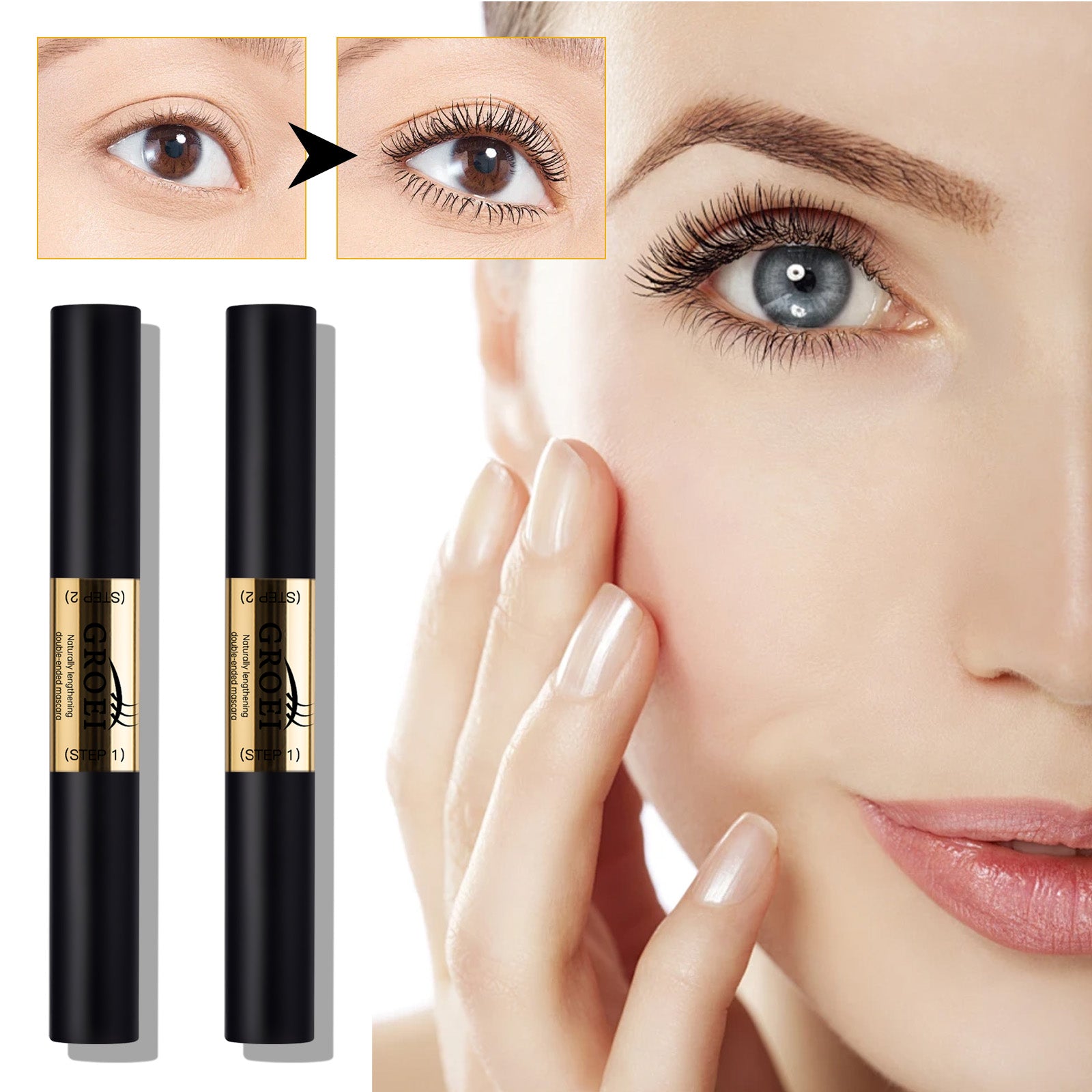 Mascara à deux têtes GROEI