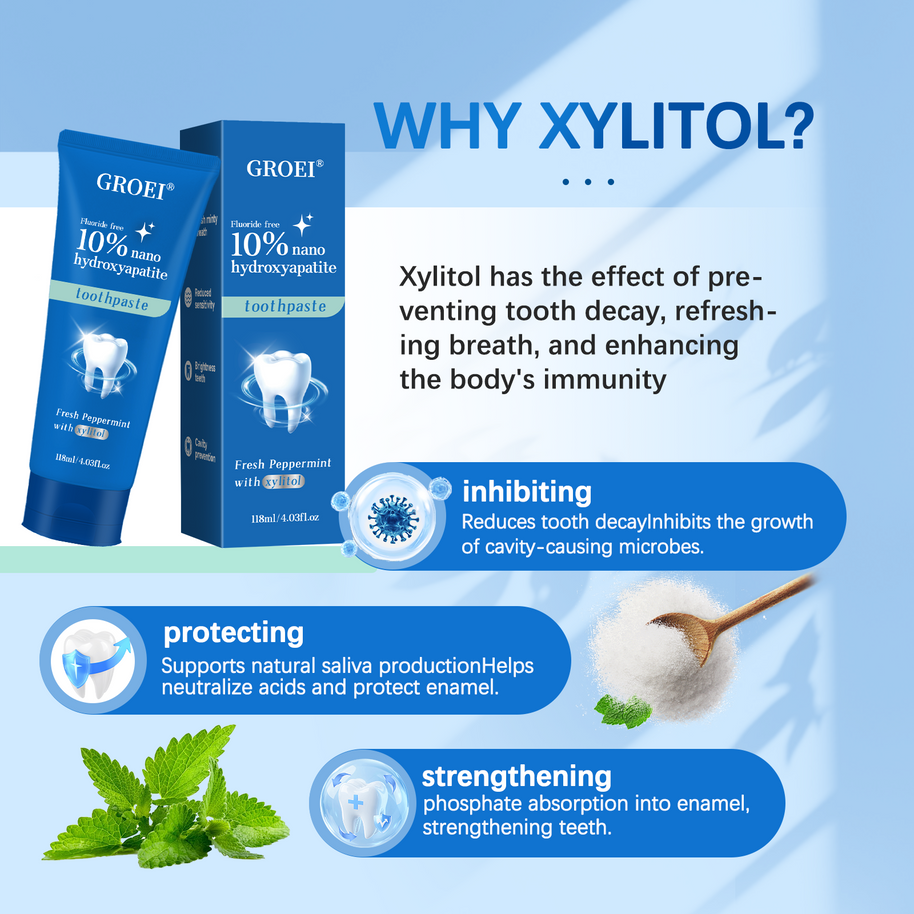 GROEI Oxygen-Free Toothpaste - HaiyiBeauty