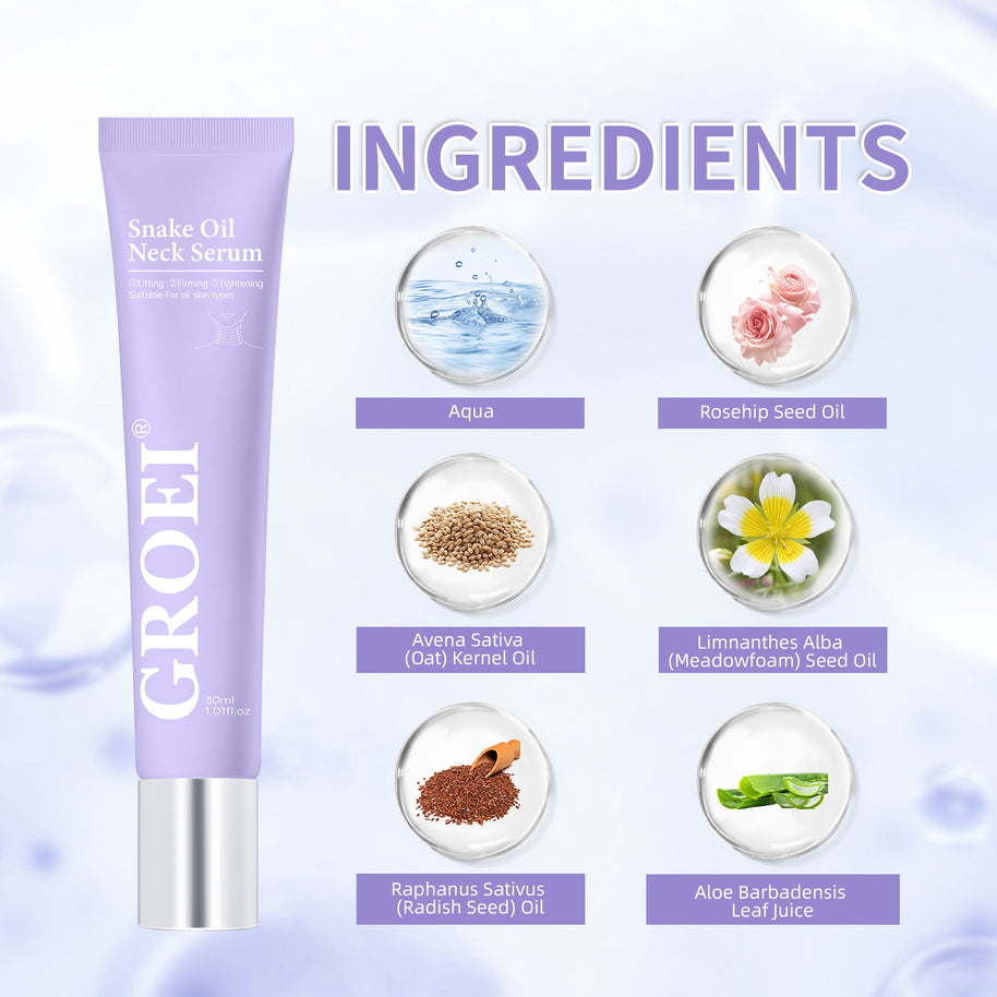 GROEI Snake Oil Neck Serum - HaiyiBeauty