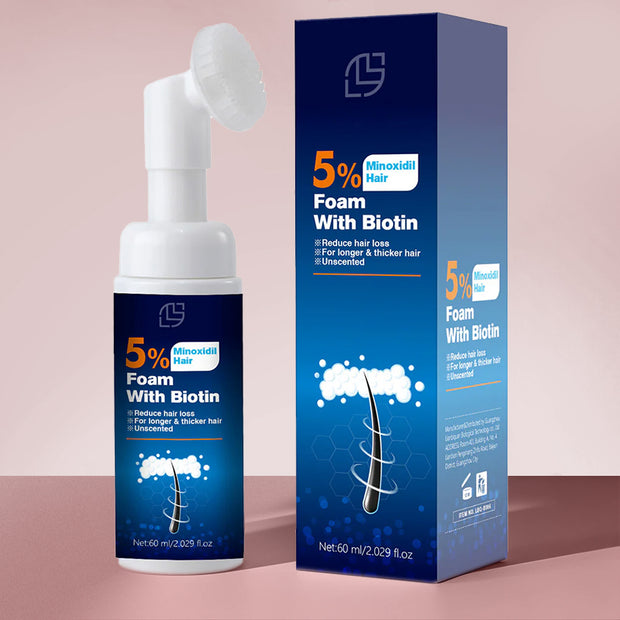 5% Minoxidil Biotin Foaming Agent - HaiyiBeauty