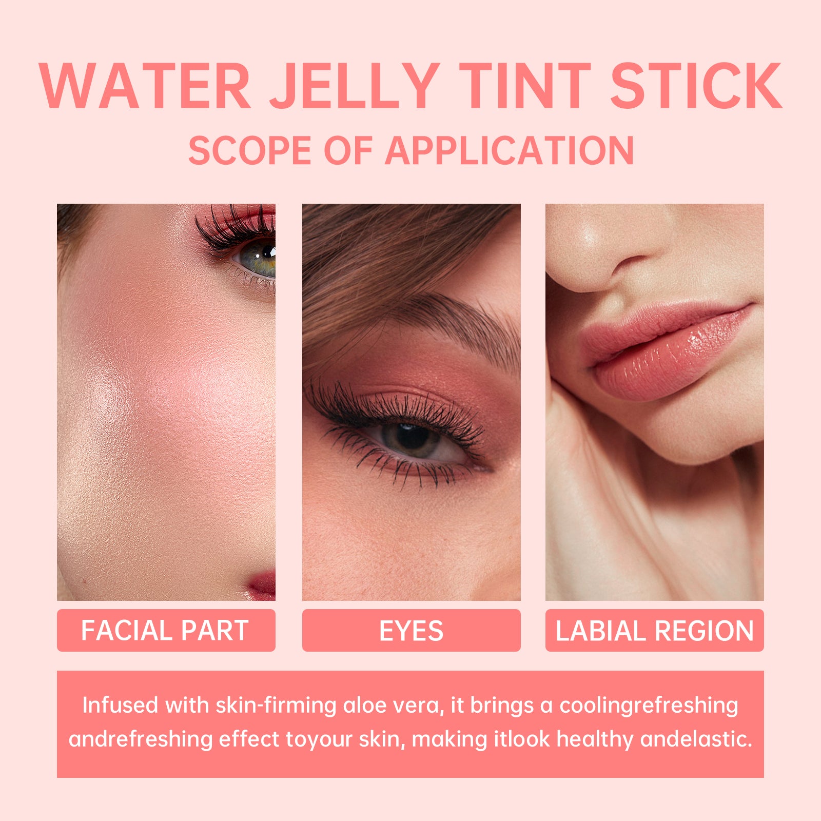 SUOG Blush Lip Gloss Stick - HaiyiBeauty