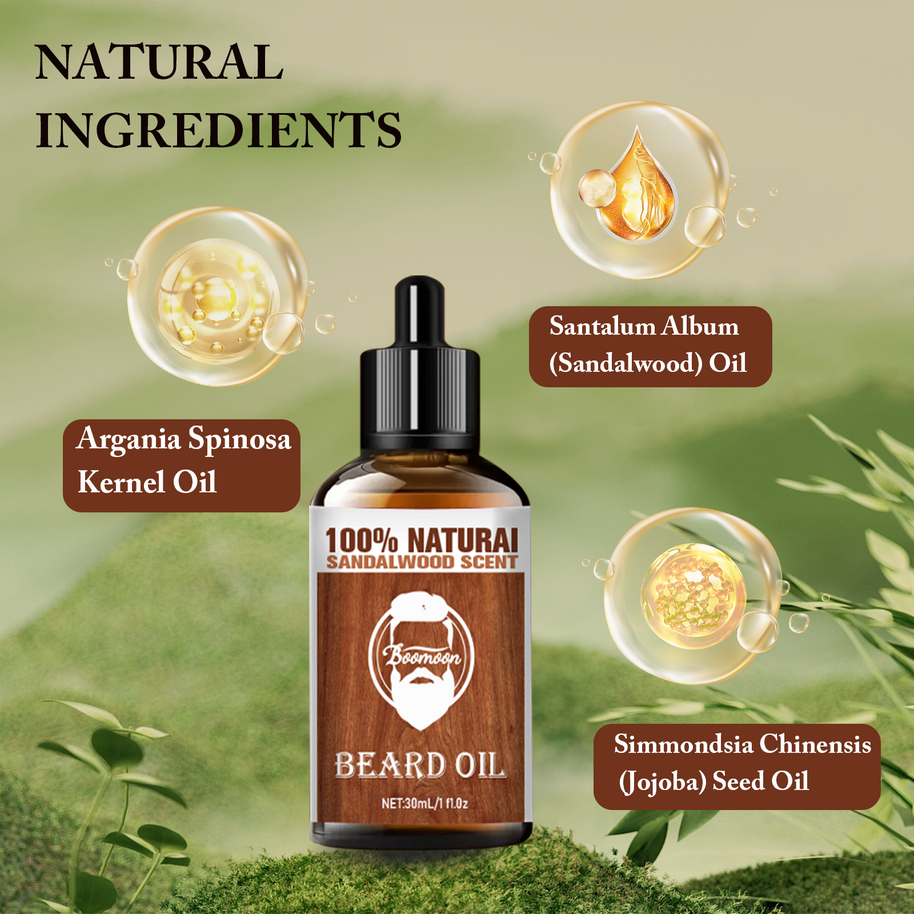 BOOMOON Tea Tree Beard Oil - HaiyiBeauty