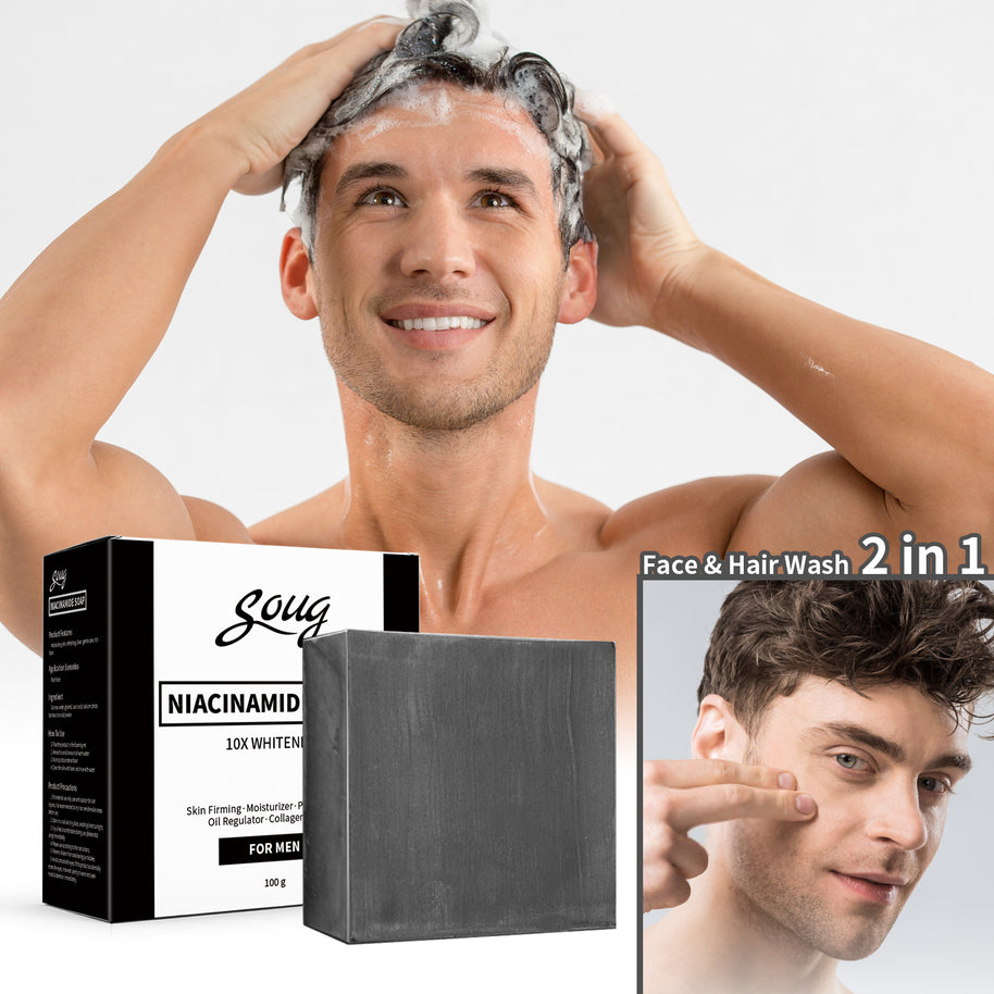 SOUG Bamboo Charcoal Facial Soap - HaiyiBeauty
