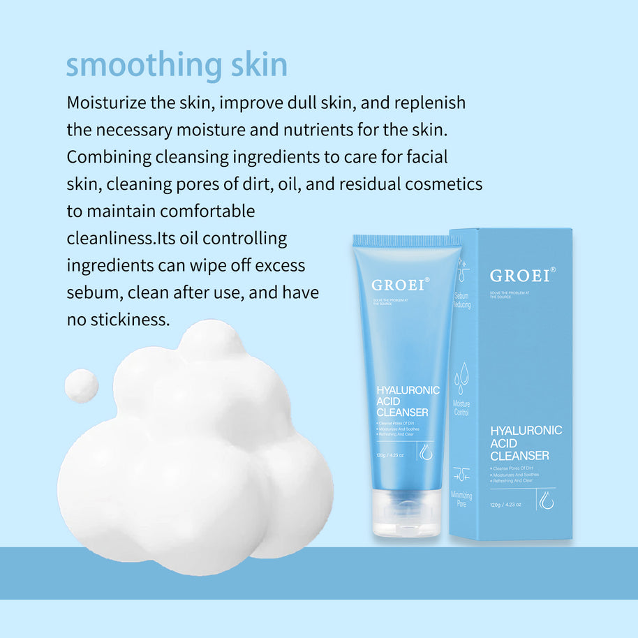 GROEI Hyaluronic Acid Cleanser - HaiyiBeauty
