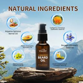 YILSET Men's Beard Essential Oil - HaiyiBeauty