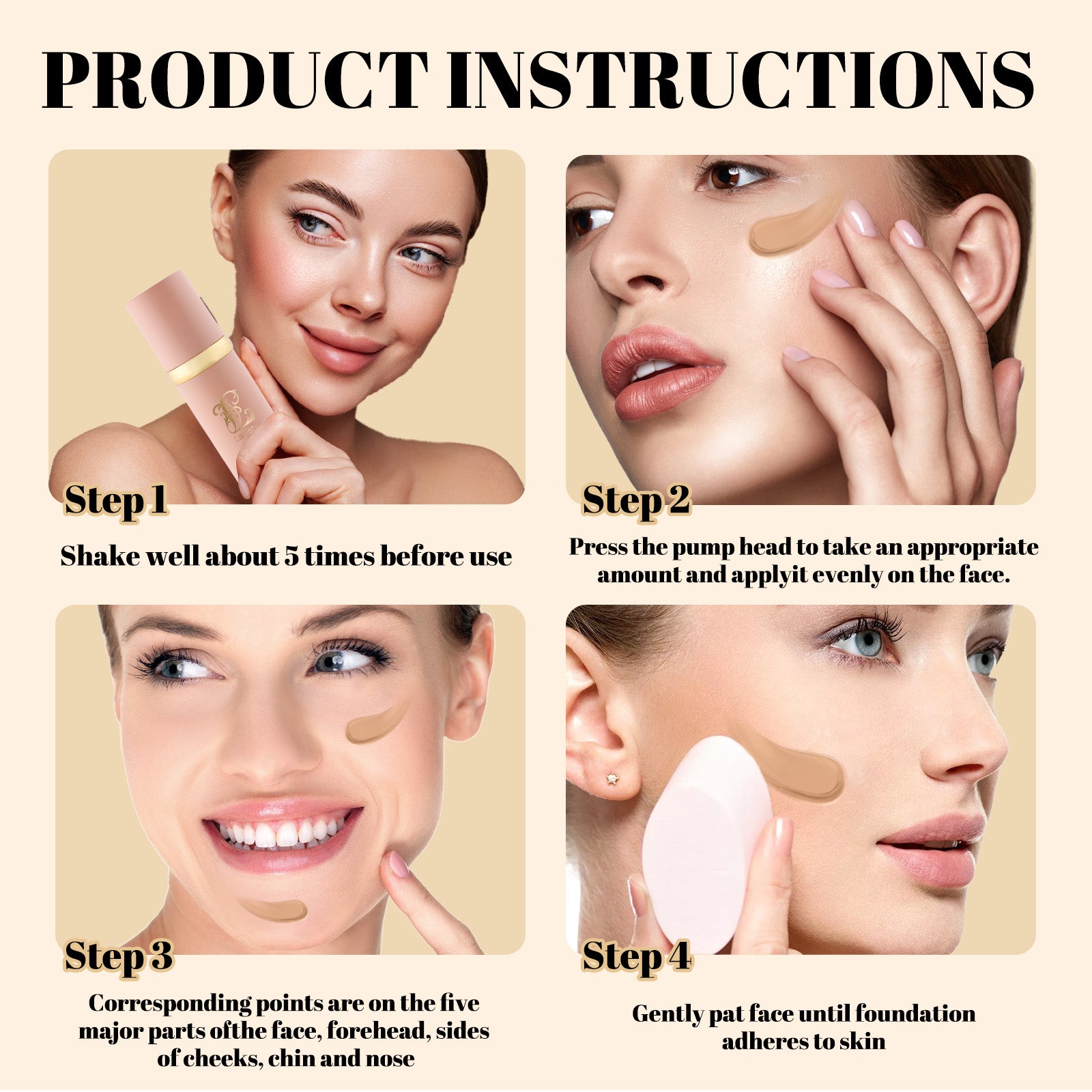LANISTY Long-lasting Waterproof Moisturizing Concealer - HaiyiBeauty