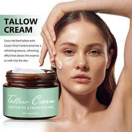 CASTOR OIL & FRANKINCENSE Tallow Cream - HaiyiBeauty