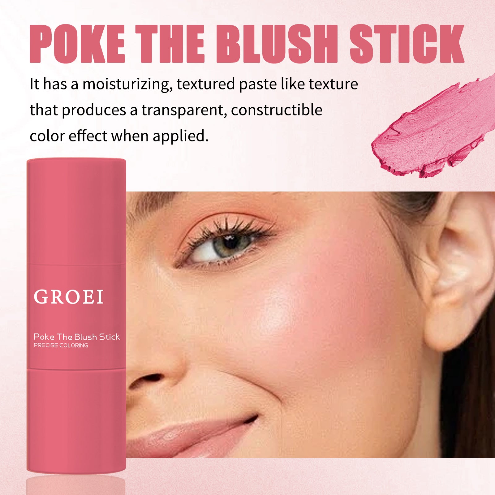 GROEI Poke Blush Stick - HaiyiBeauty