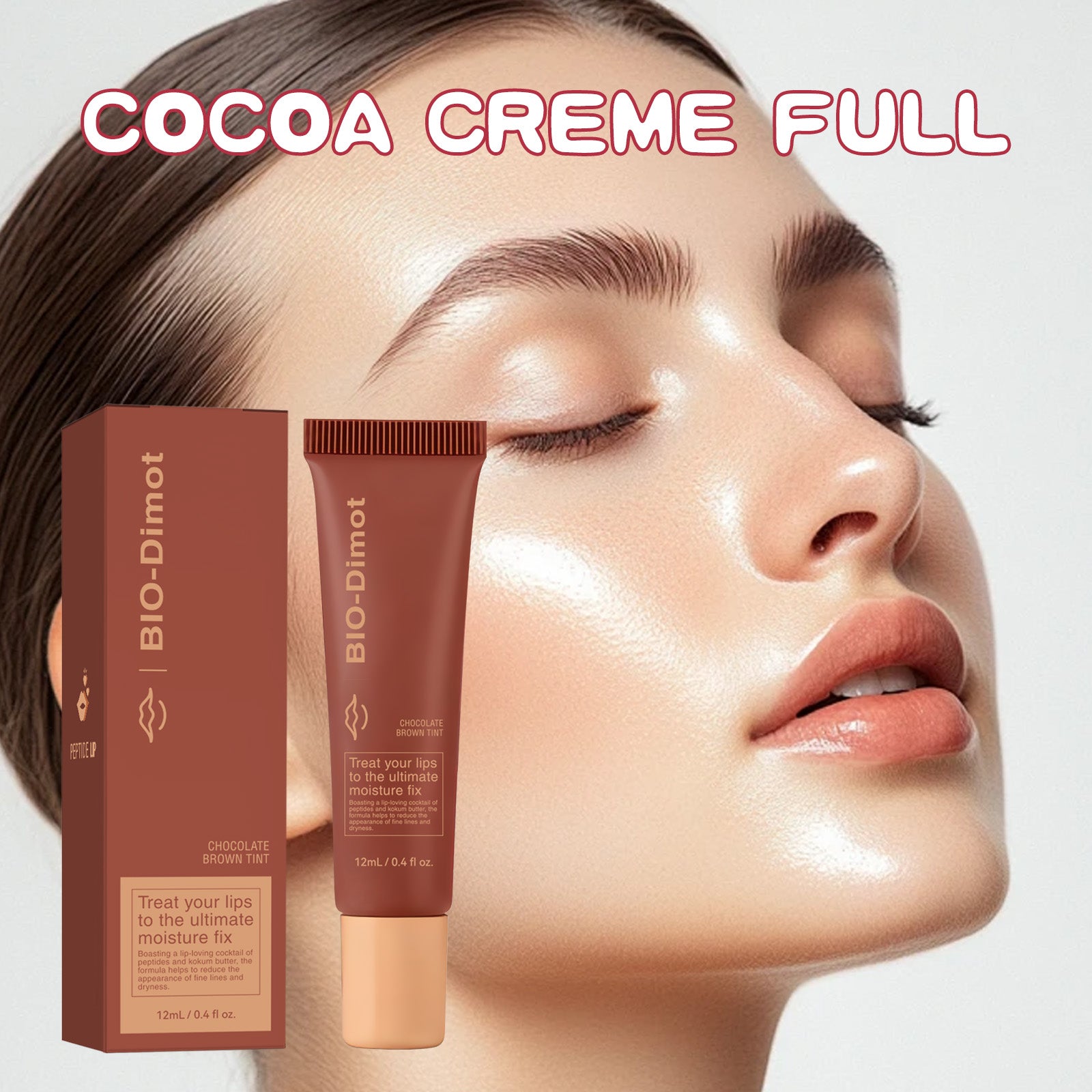 DIMOT Cocoa Cream Lipstick Reddish Brown - HaiyiBeauty
