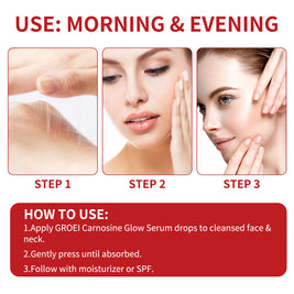 GROEI Carnosine Multi-Depth Hydration Serum for Plumper Smoother Skin