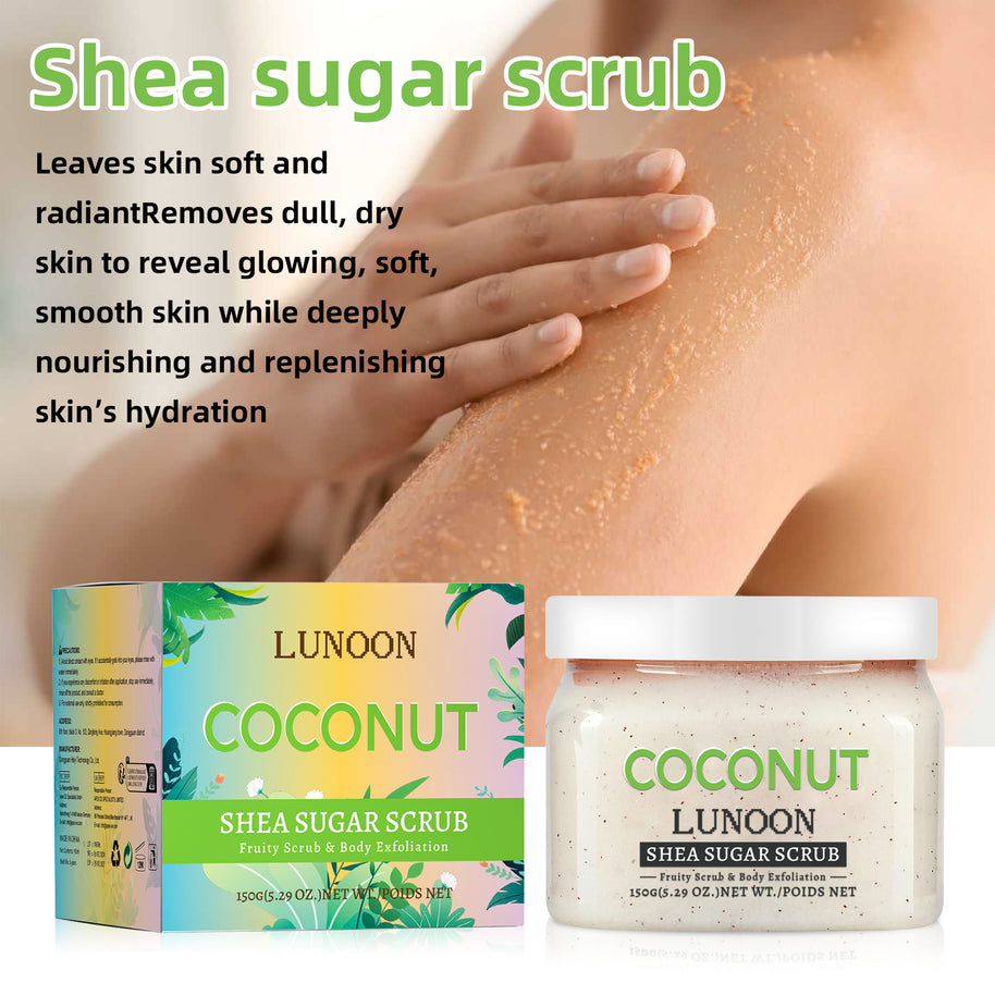 LUNOON Coconut Body Scrub - HaiyiBeauty