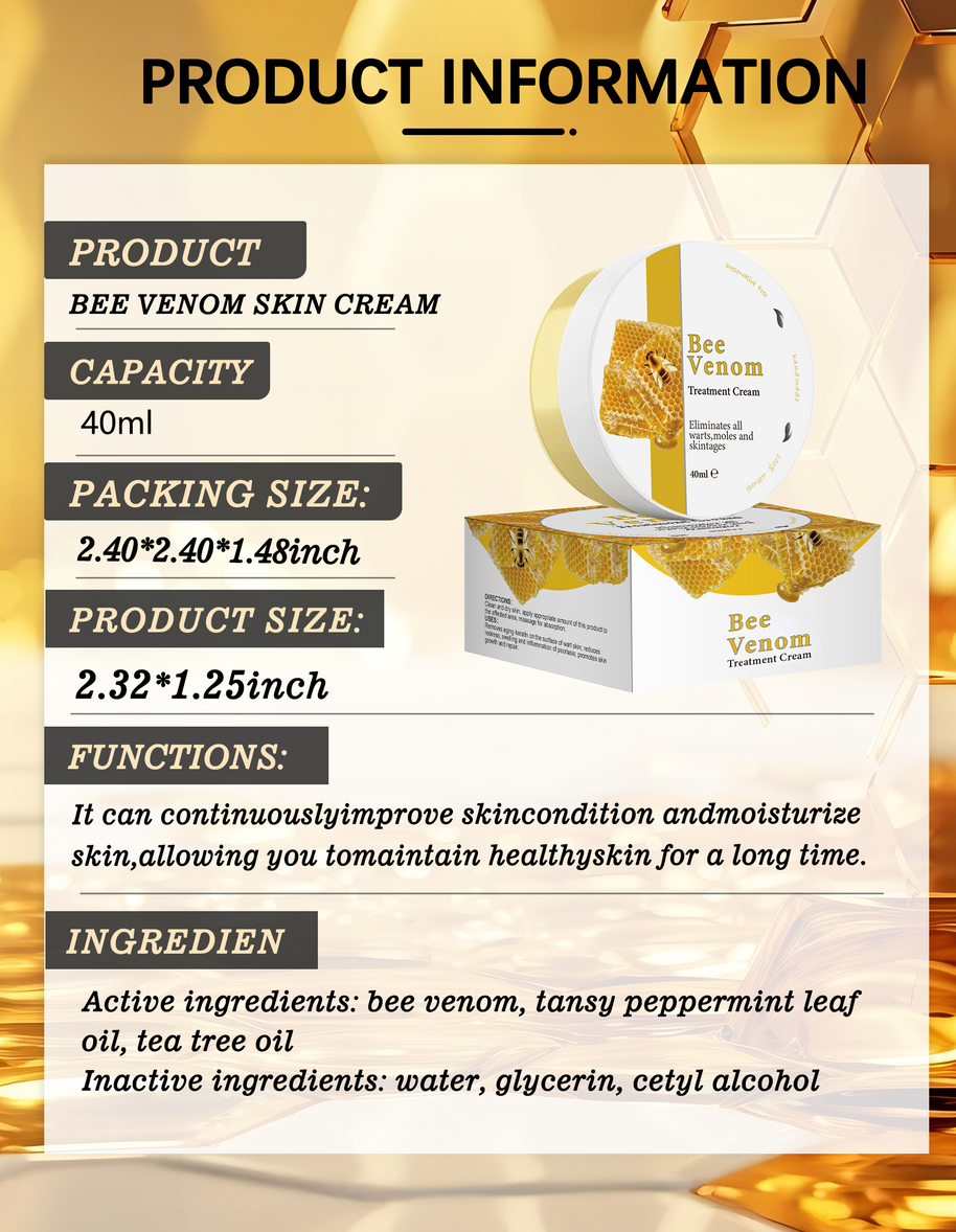Bee Venom Skin Cream - HaiyiBeauty