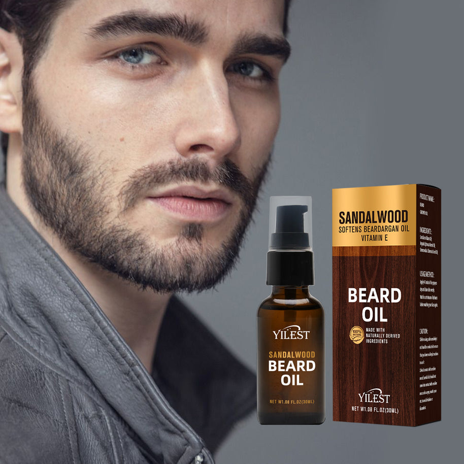 YILSET Men's Beard Essential Oil - HaiyiBeauty