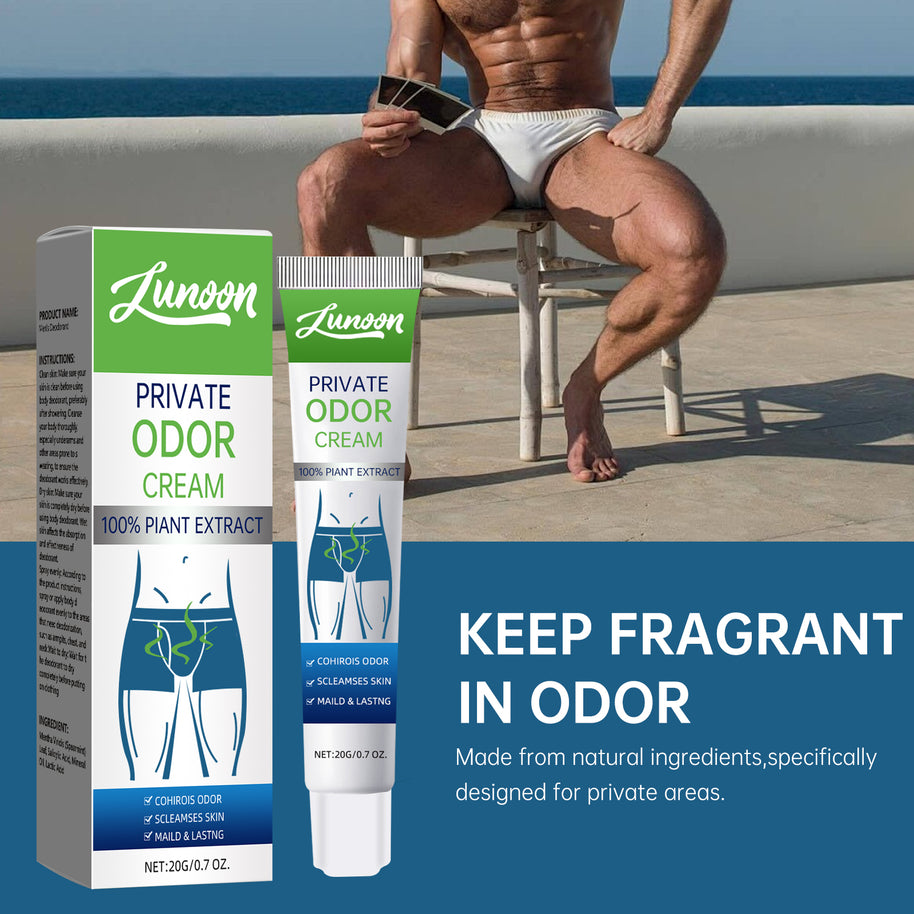LUNOON Men's Private Deodorant Cream - HaiyiBeauty
