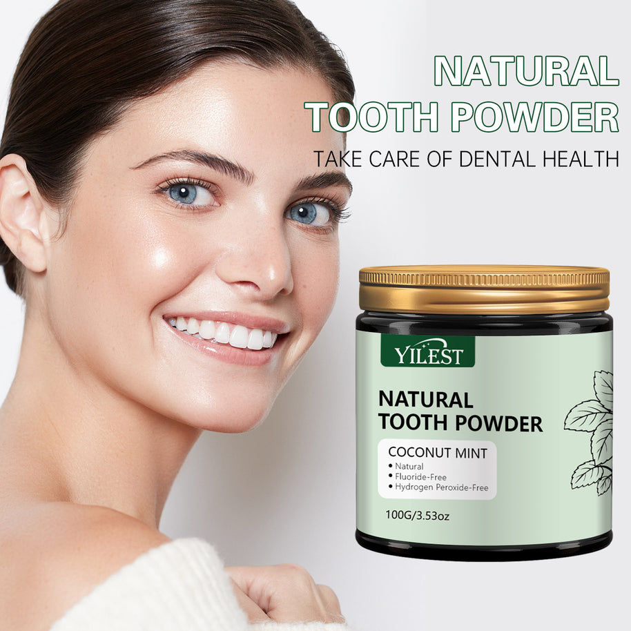 YILEST Natural Mineral Tooth Powder Coconut Mint Flavor - HaiyiBeauty