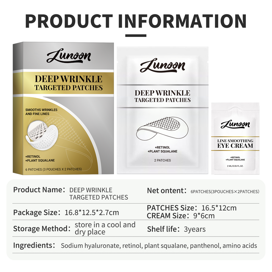 LUNOON Microneedle Fine Line Patch - HaiyiBeauty