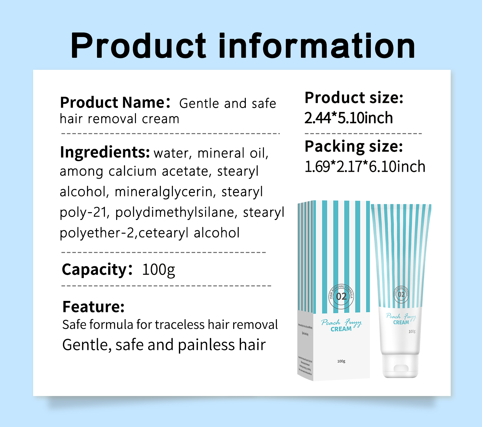 Hair Removal Cream - HaiyiBeauty