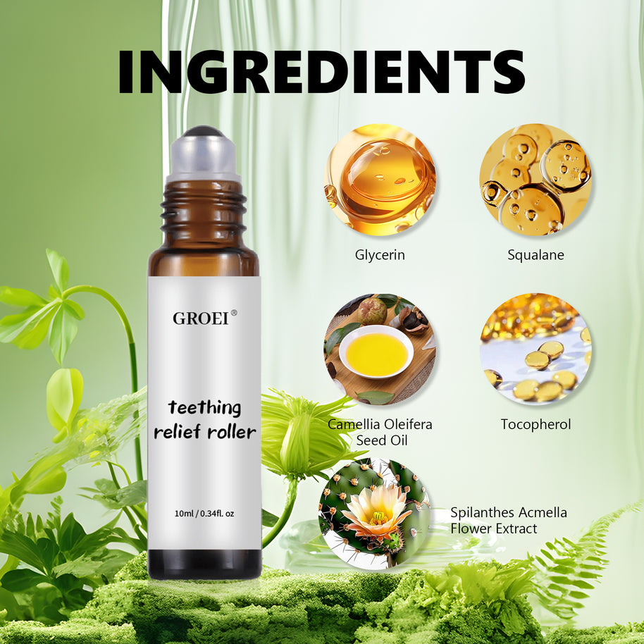 GROEI Roll-on Teeth Relief Essential Oil - HaiyiBeauty