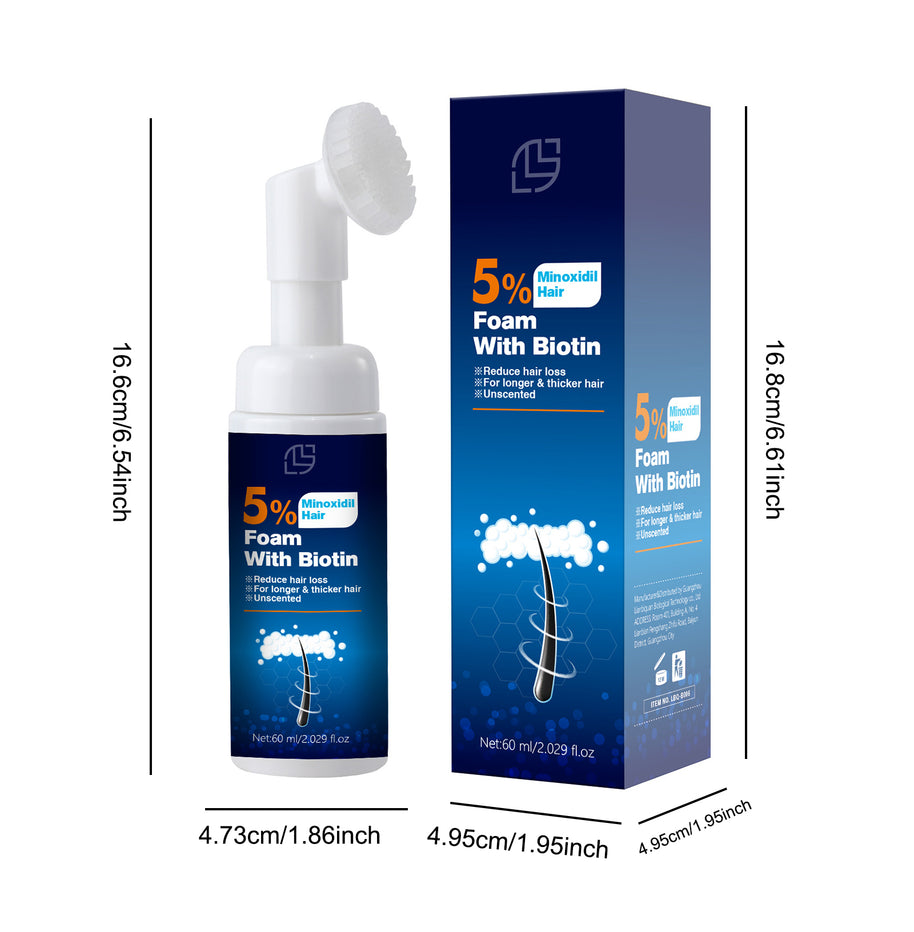5% Minoxidil Biotin Foaming Agent - HaiyiBeauty