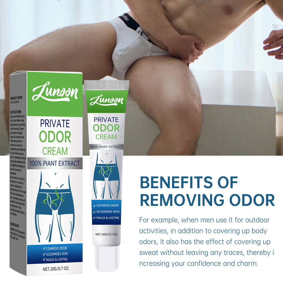 LUNOON Men's Private Deodorant Cream - HaiyiBeauty