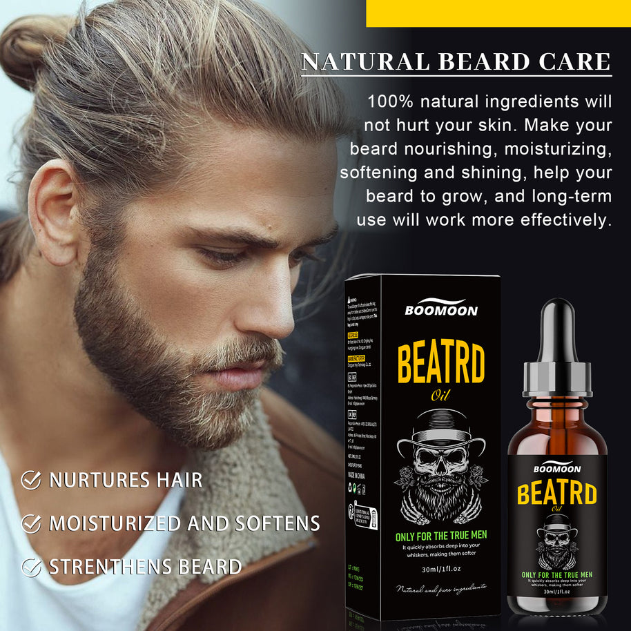 BOOMOON Jojoba Beard Oil - HaiyiBeauty