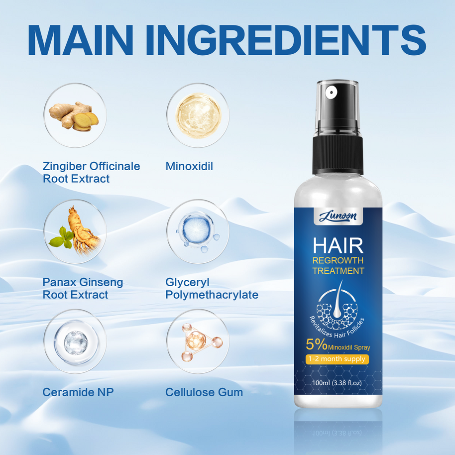 LUNOON Minoxidil Hair Growth Spray - HaiyiBeauty