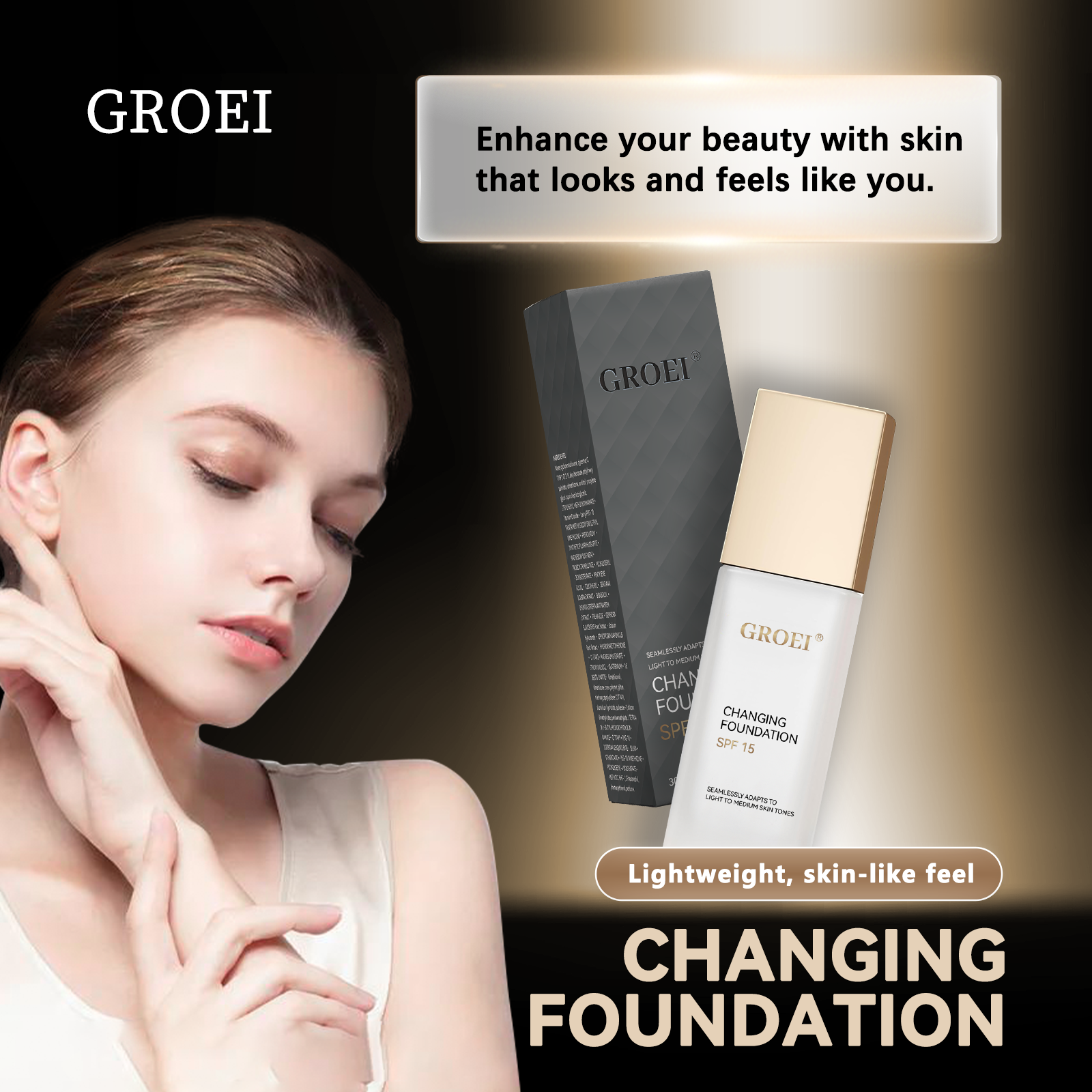 GROEI Color Changing Liquid Foundation
