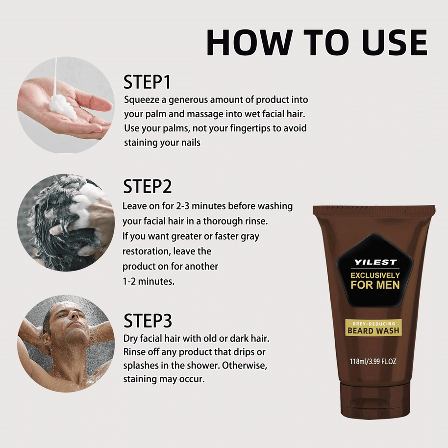 YILSET Beard Wash - HaiyiBeauty