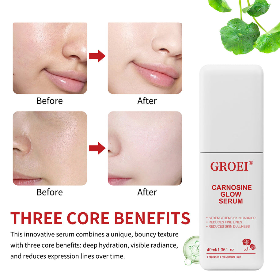 GROEI Carnosine Multi-Depth Hydration Serum for Plumper Smoother Skin