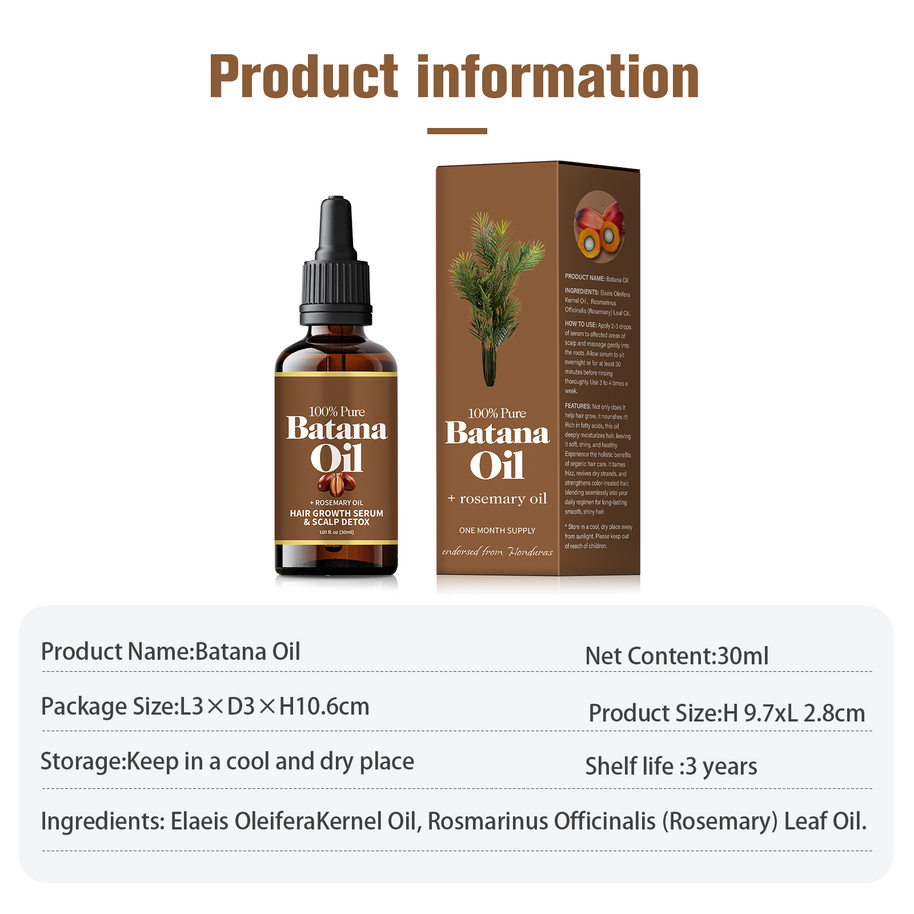 Batana Oil Hair Growth Oil - HaiyiBeauty
