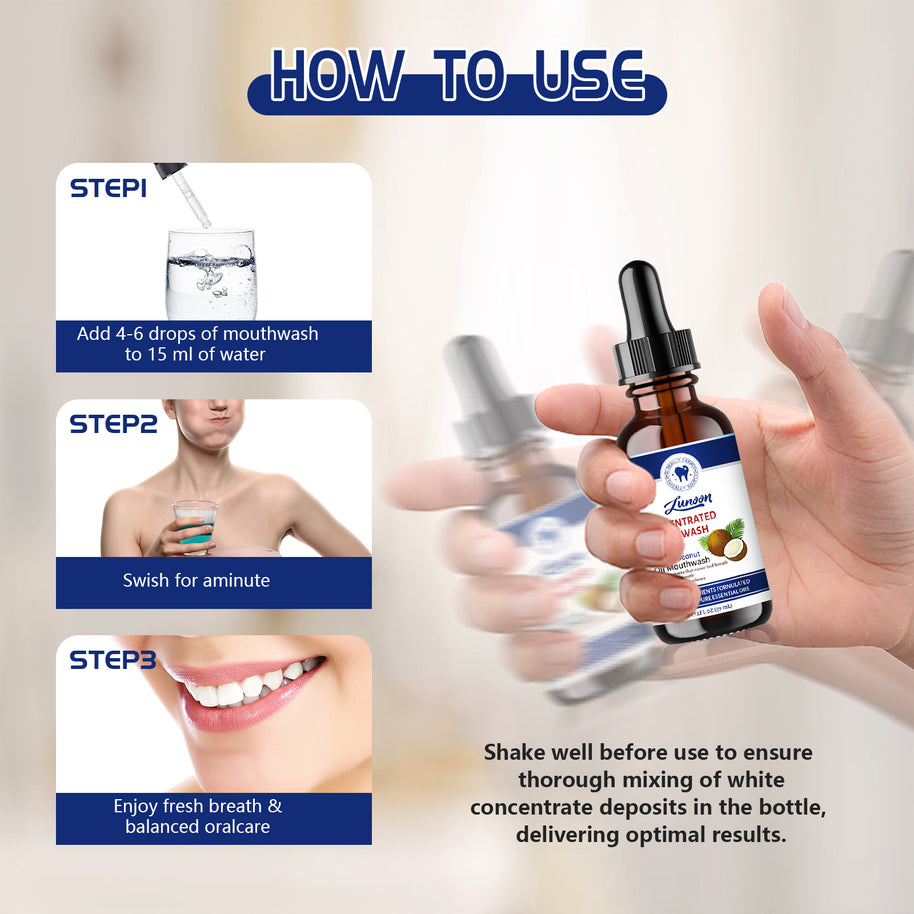 LUNOON Coconut Mouthwash - HaiyiBeauty