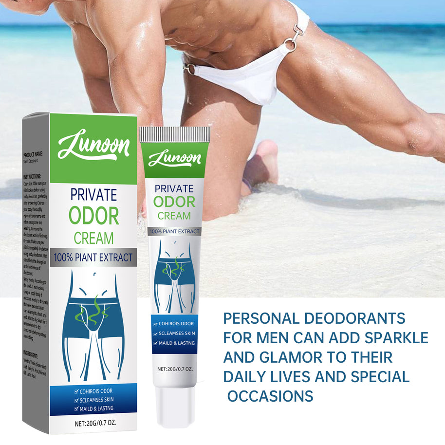 LUNOON Men's Private Deodorant Cream - HaiyiBeauty