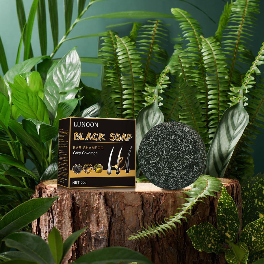 LUNOON Black Hair Soap - HaiyiBeauty