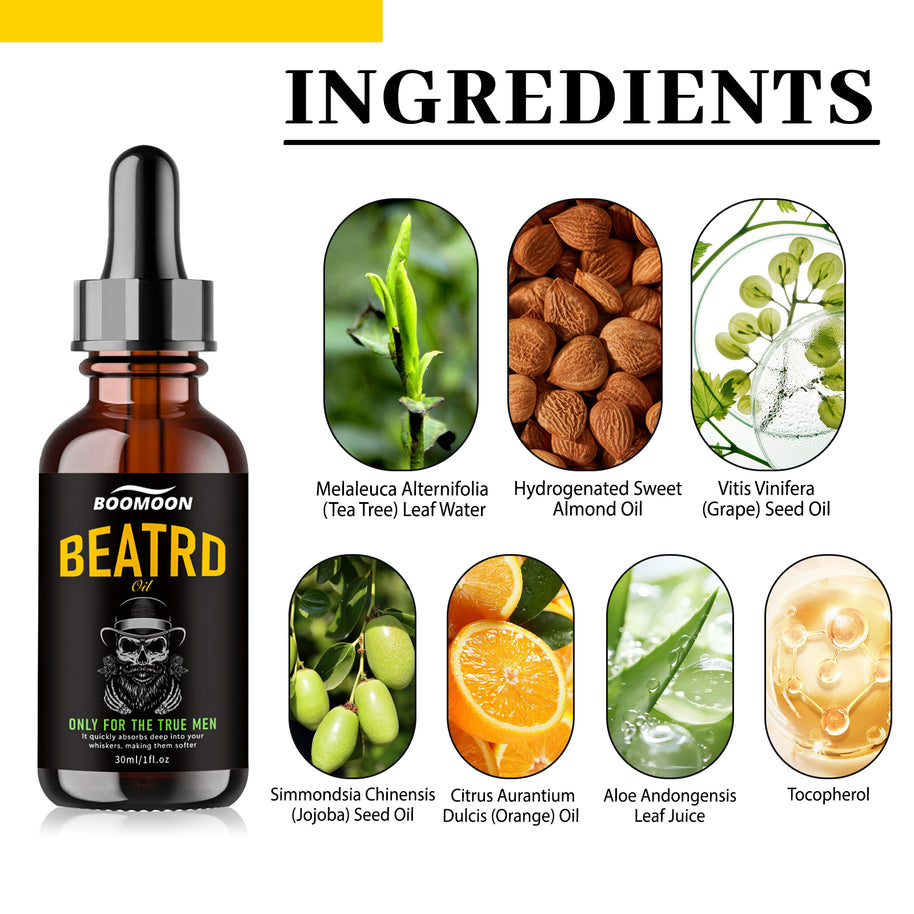 BOOMOON Jojoba Beard Oil - HaiyiBeauty