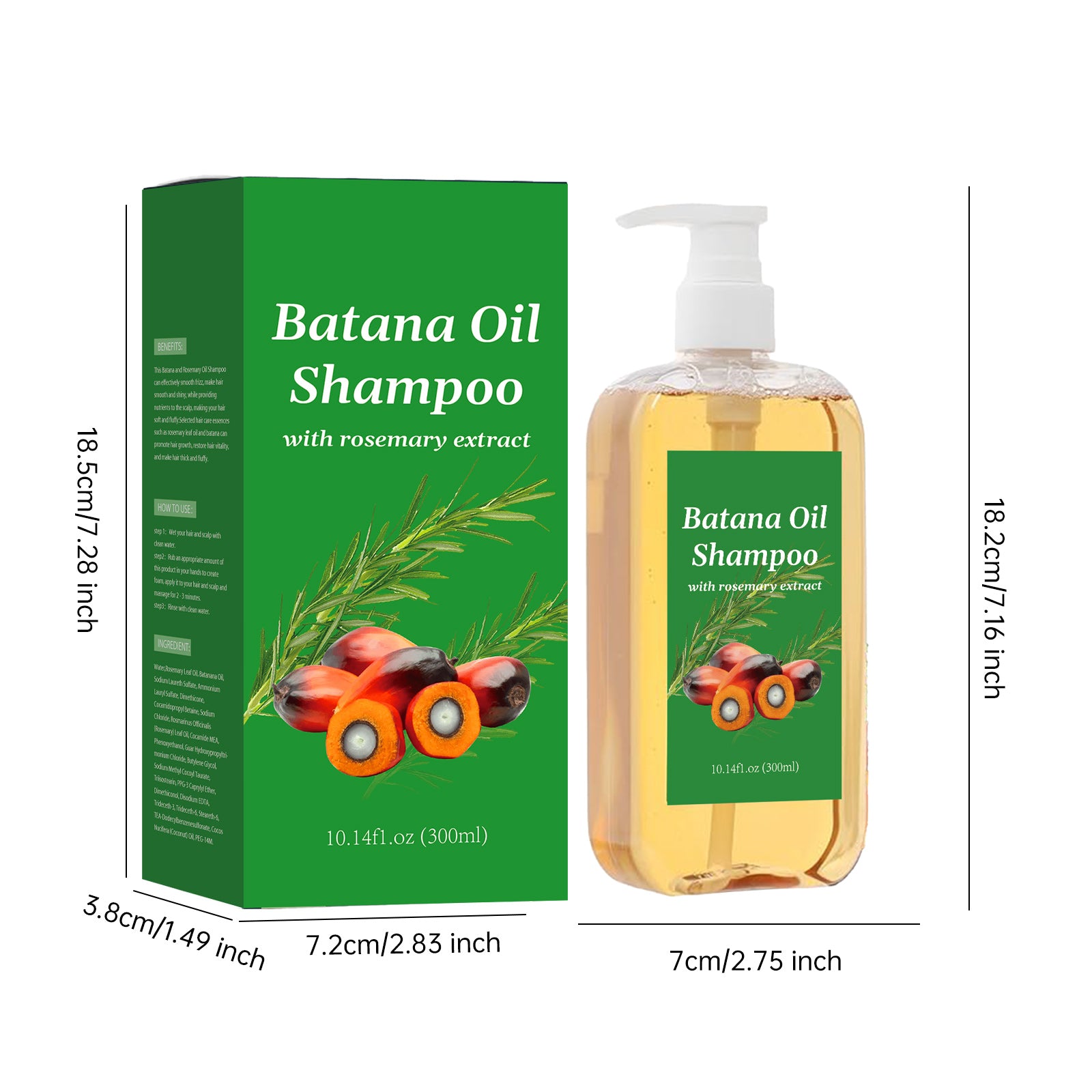 Batana Rosemary Oil Shampoo - HaiyiBeauty